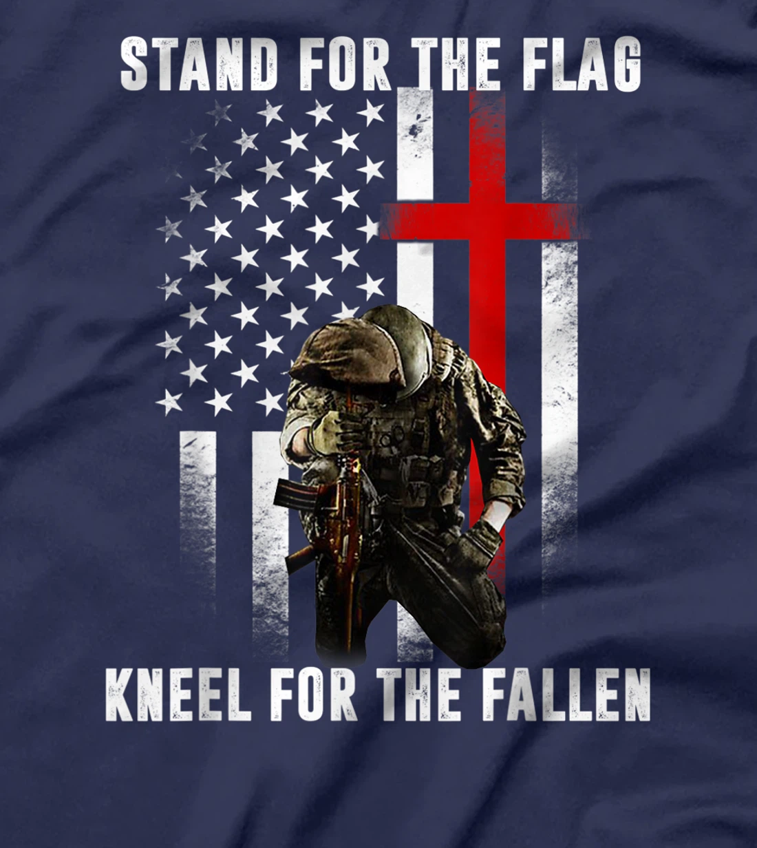 Patriotic Military Veteran American Flag Stand For Men Women T-Shirt, Women T-Shirt