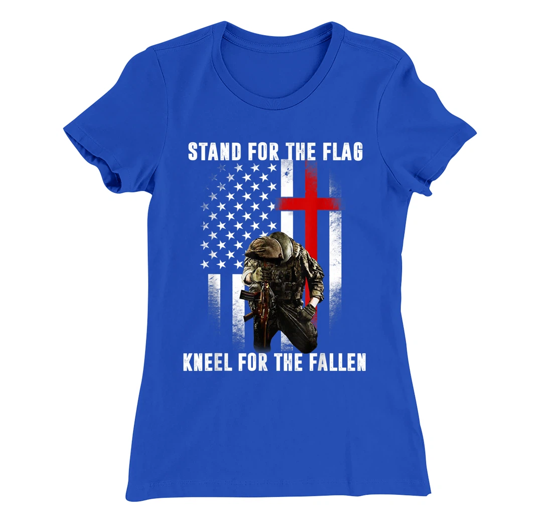Patriotic Military Veteran American Flag Stand For Men Women T-Shirt, Women T-Shirt