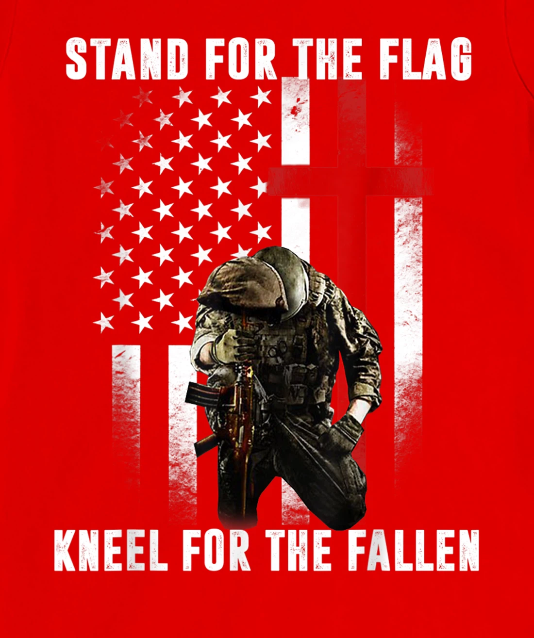 Patriotic Military Veteran American Flag Stand For Men Women T-Shirt, Women T-Shirt