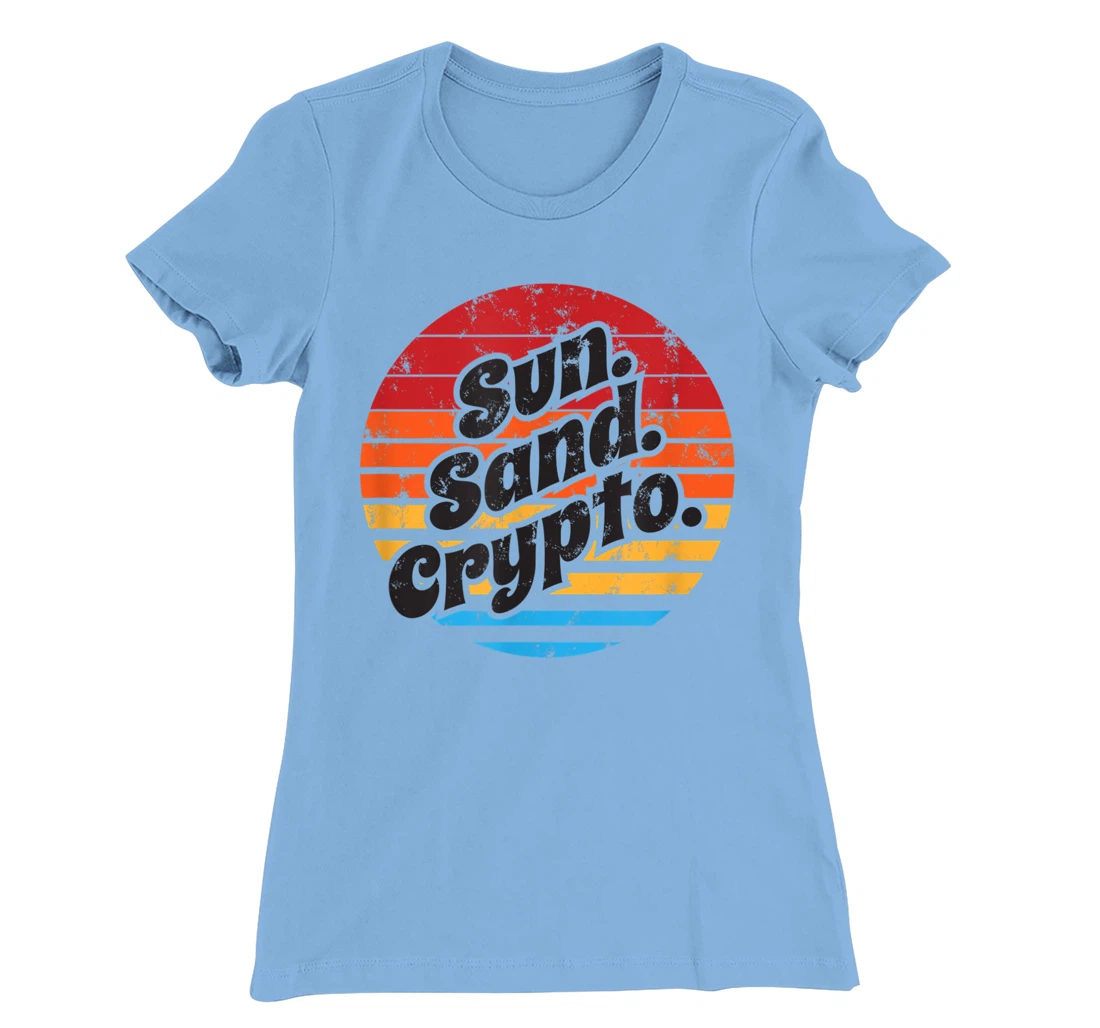 Sun Sand Crypto T-Shirt, Women T-Shirt