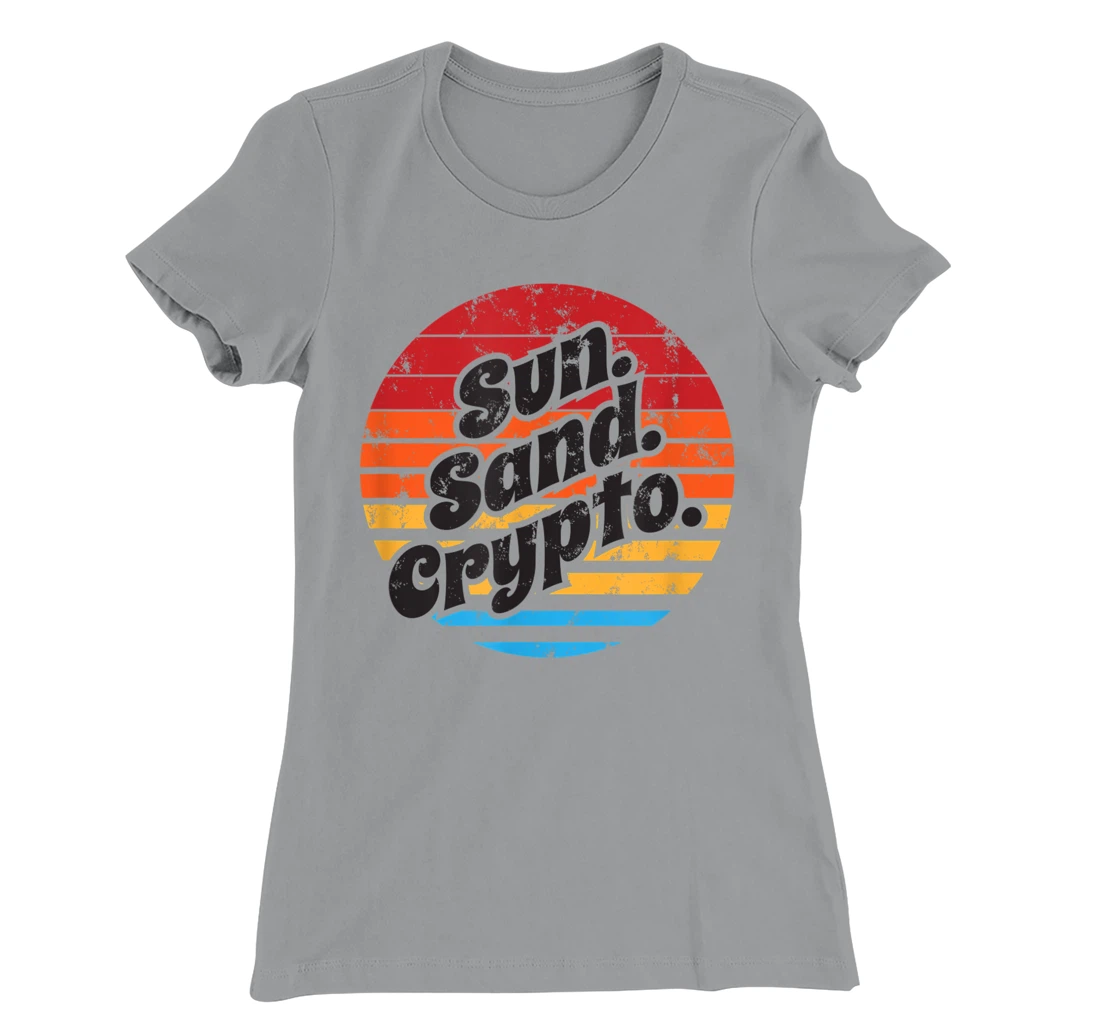 Sun Sand Crypto T-Shirt, Women T-Shirt
