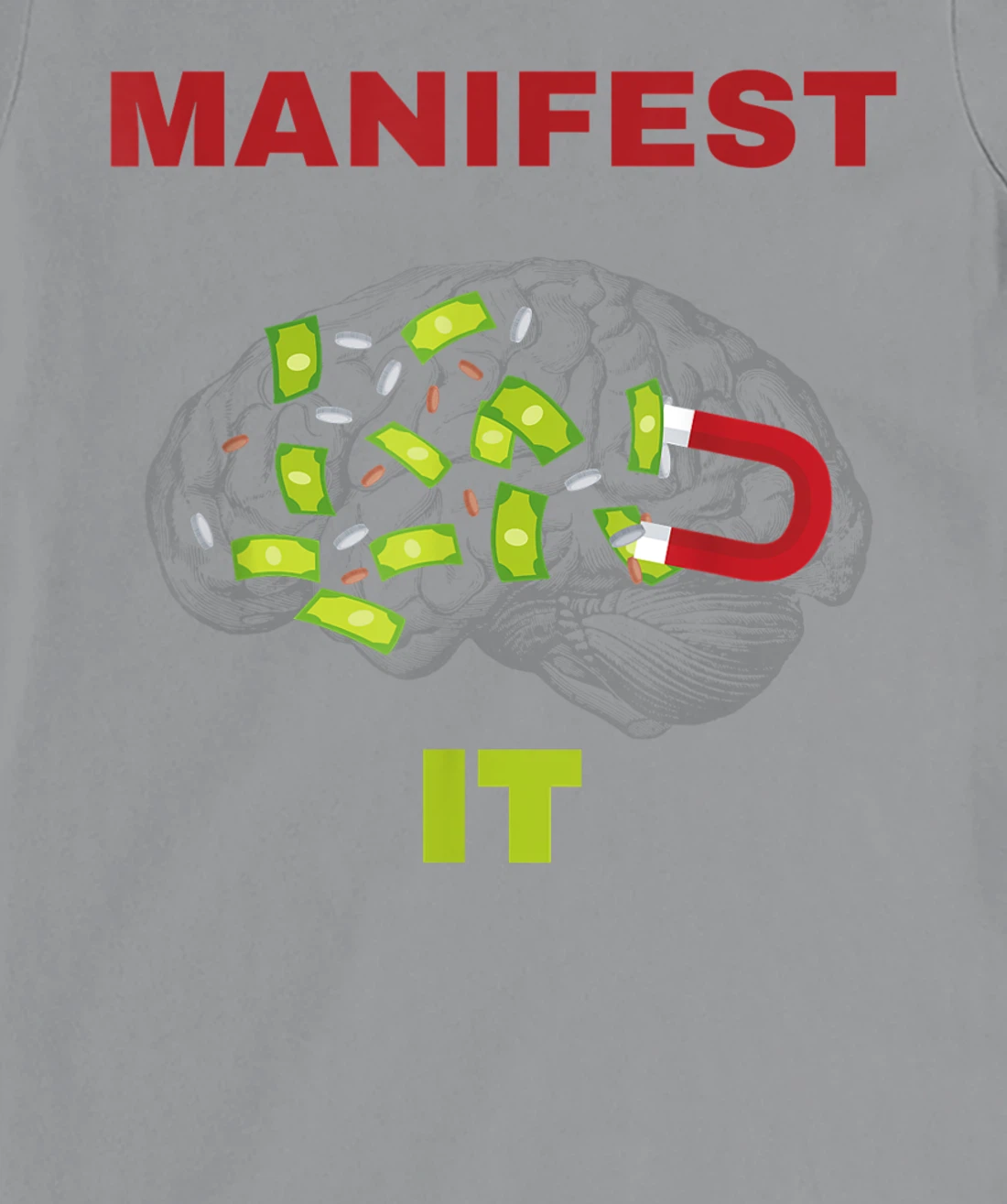 Manifest it design T-Shirt, Women T-Shirt