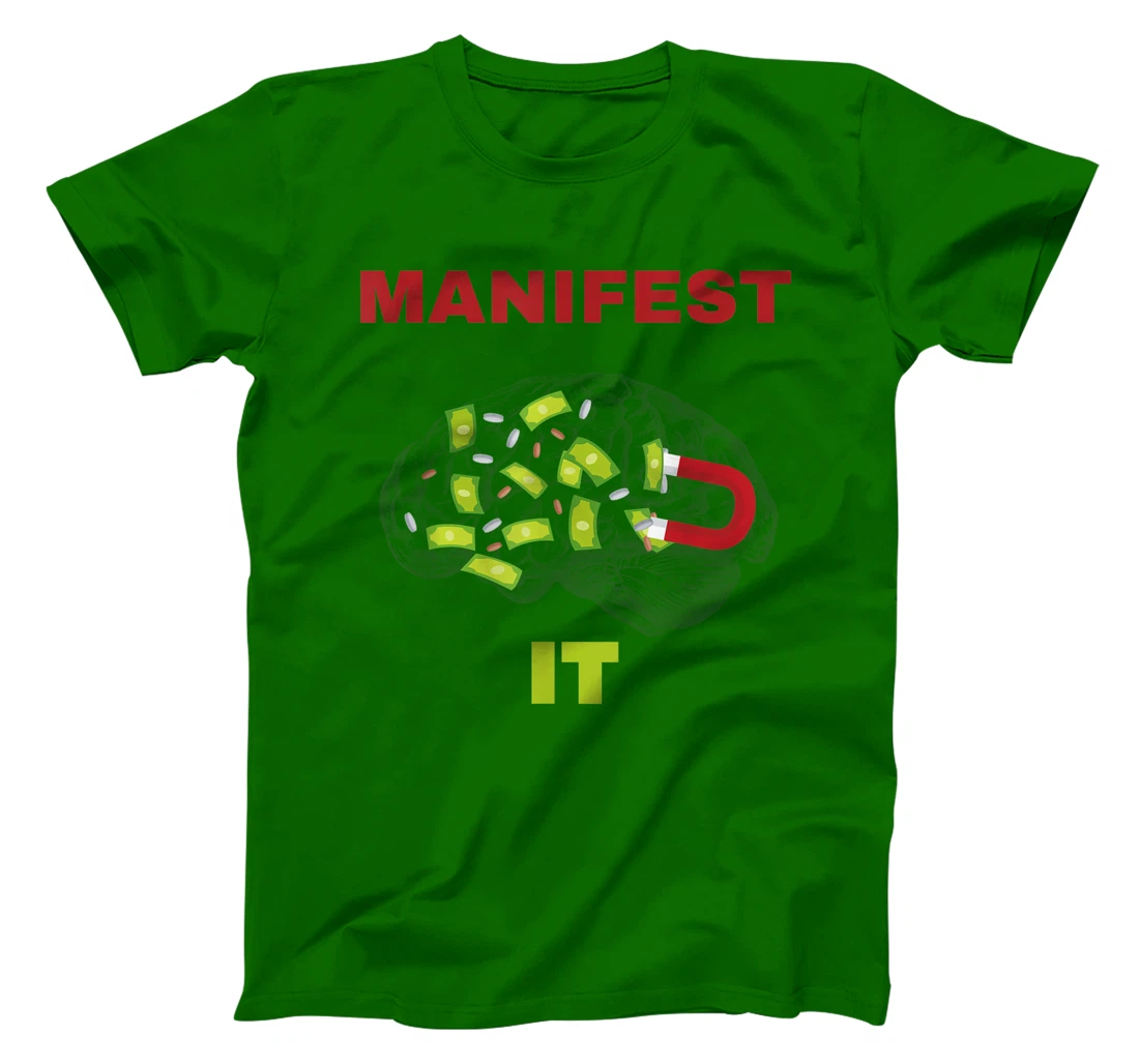 Manifest it design T-Shirt, Women T-Shirt