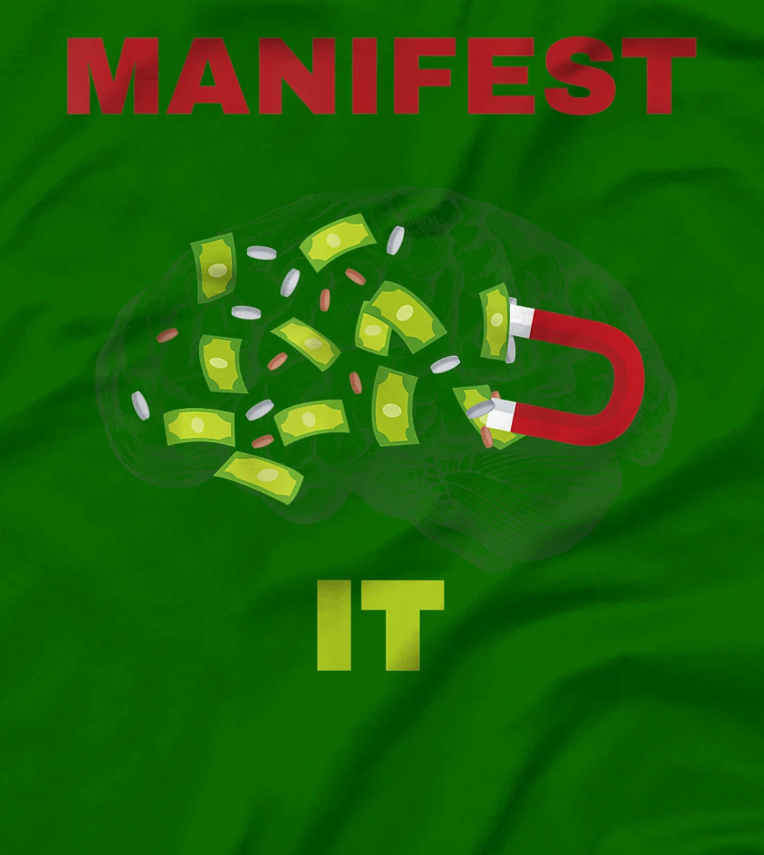 Manifest it design T-Shirt, Women T-Shirt