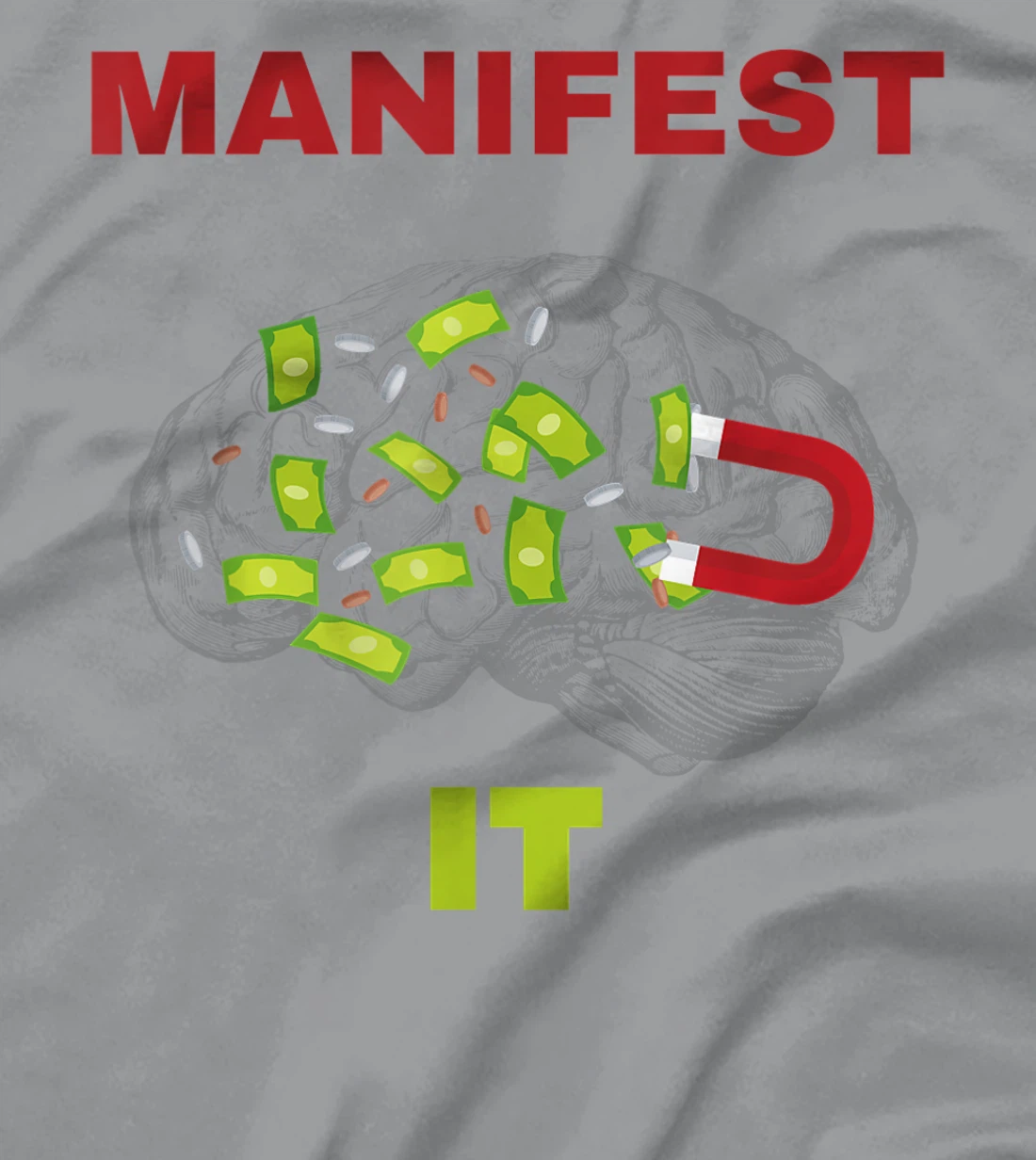 Manifest it design T-Shirt, Women T-Shirt
