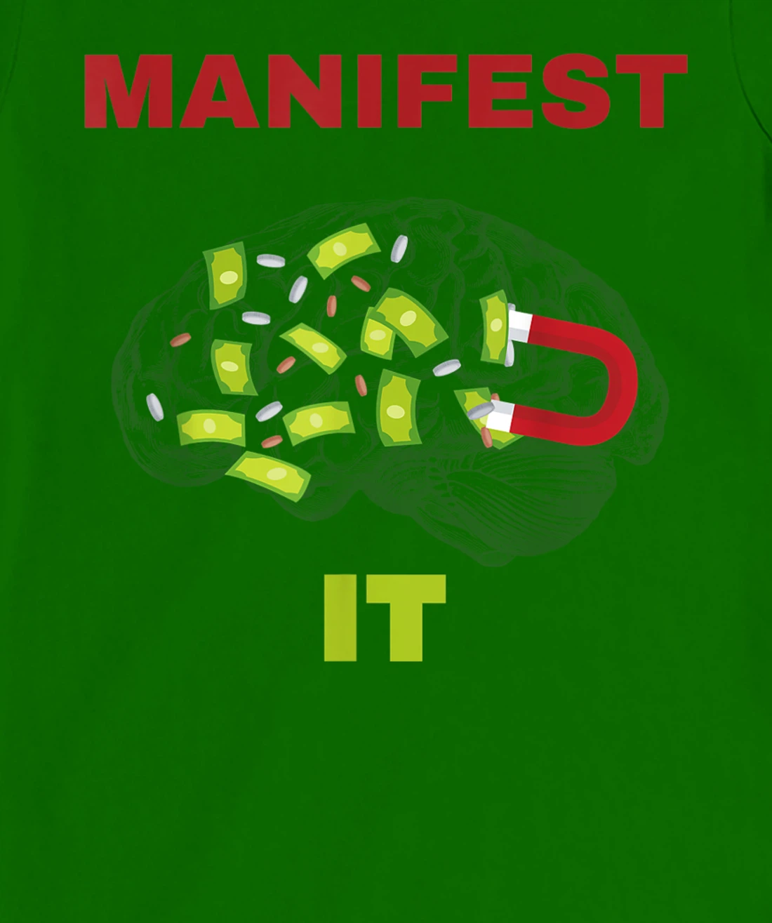 Manifest it design T-Shirt, Women T-Shirt