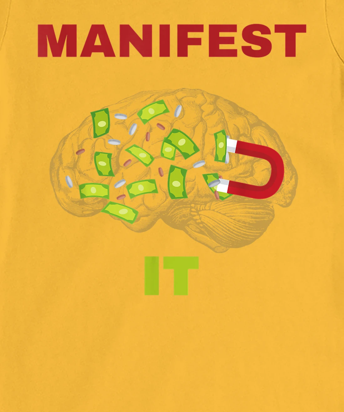 Manifest it design T-Shirt, Women T-Shirt