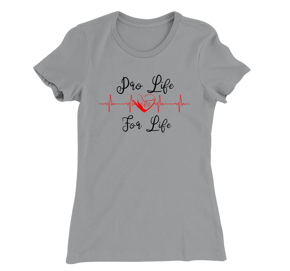 Pro Life Generation with Heartbeat, Pro Life for Life T-Shirt, Women T-Shirt
