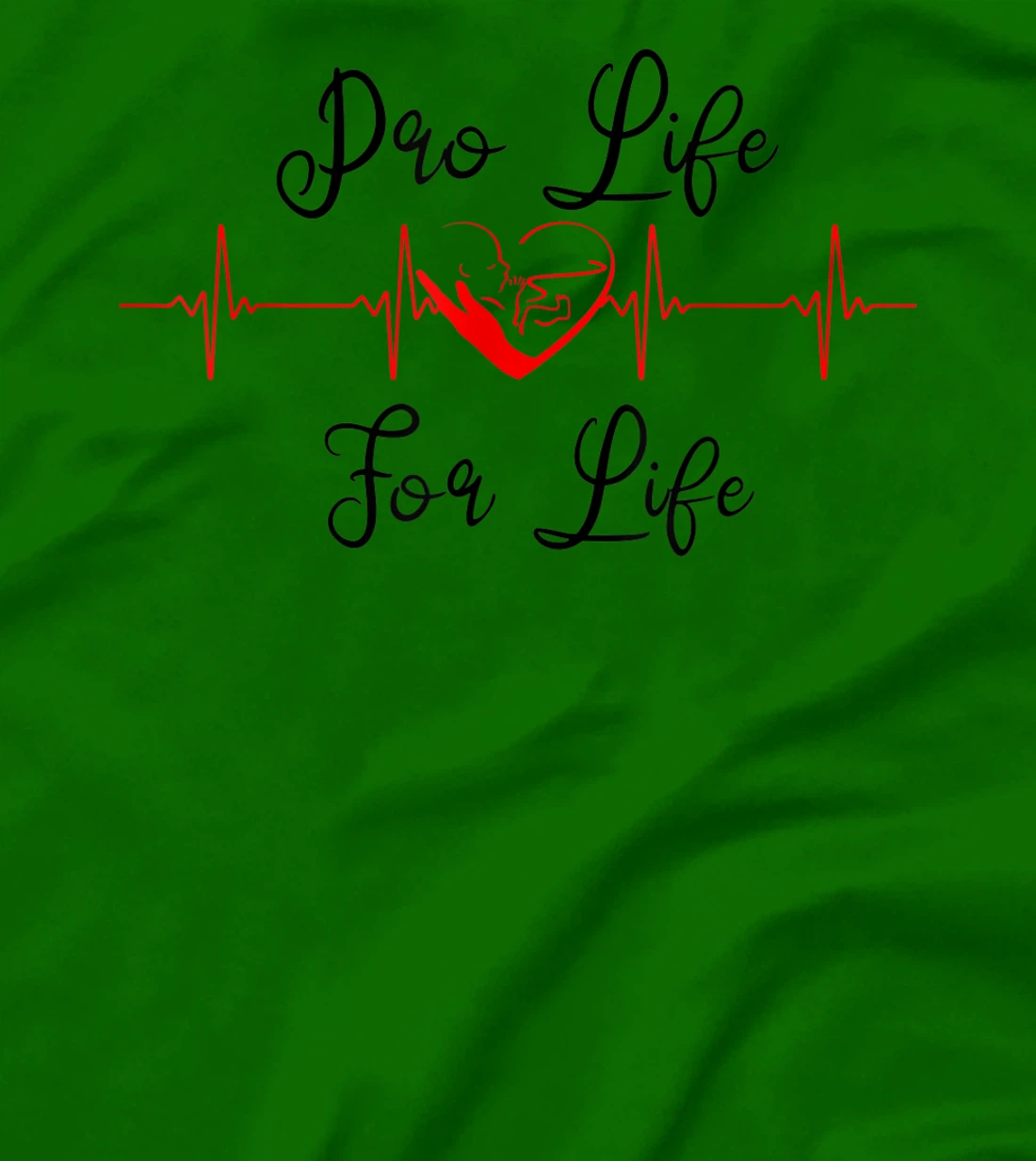 Pro Life Generation with Heartbeat, Pro Life for Life T-Shirt, Women T-Shirt