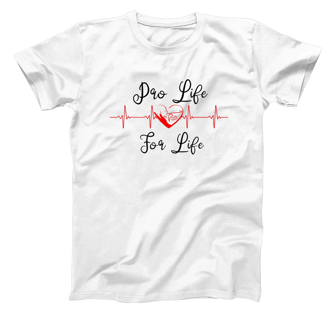 Pro Life Generation with Heartbeat, Pro Life for Life T-Shirt, Women T-Shirt