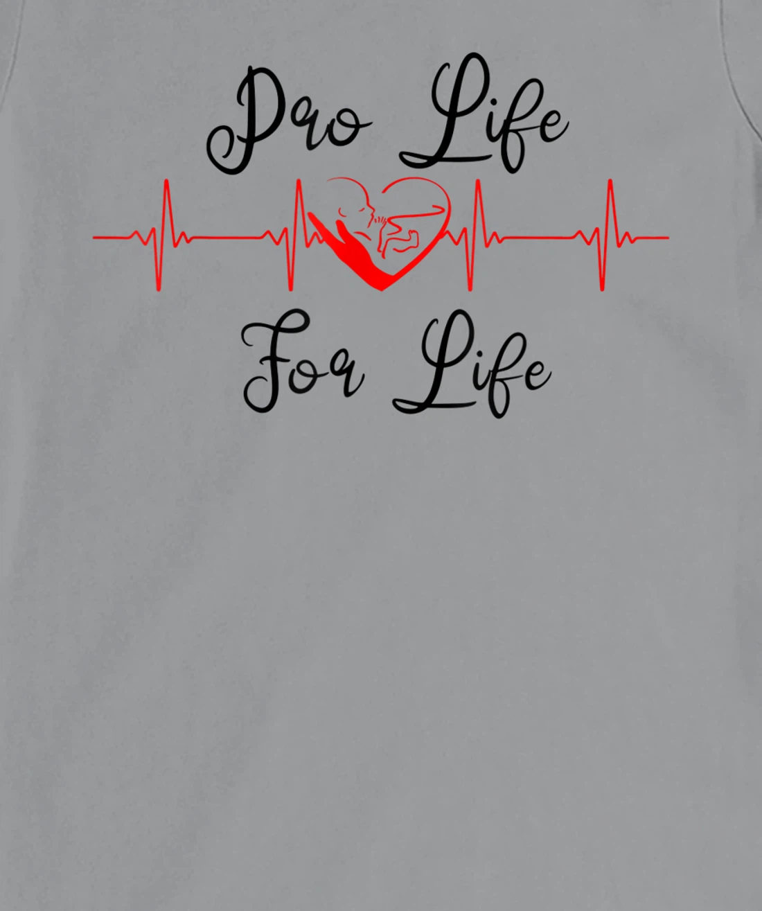 Pro Life Generation with Heartbeat, Pro Life for Life T-Shirt, Women T-Shirt