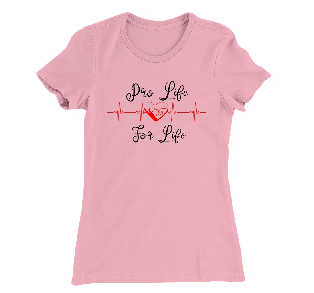Pro Life Generation with Heartbeat, Pro Life for Life T-Shirt, Women T-Shirt