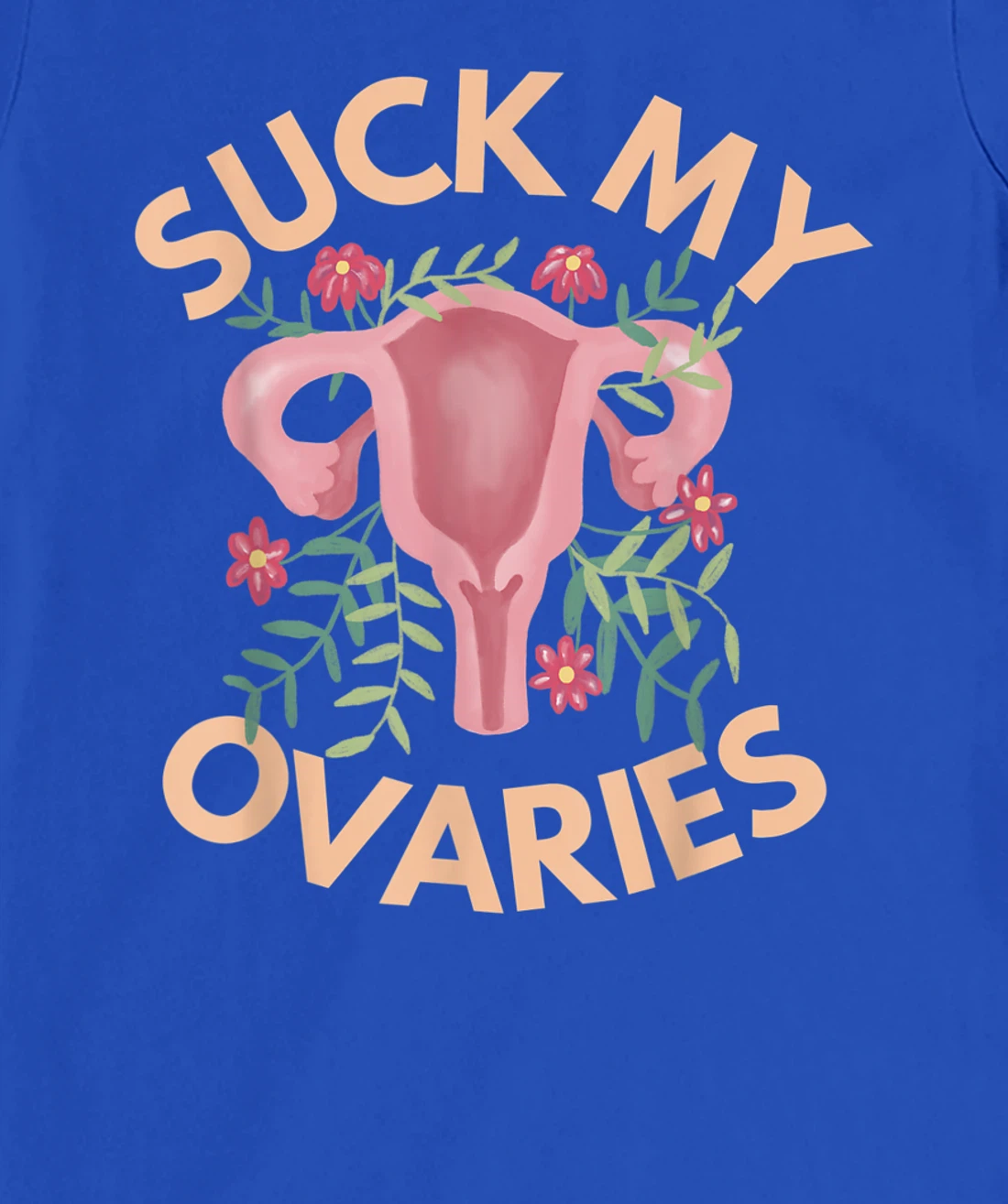 Suck My Ovaries Pro Choice Feminist Protect Roe v Wade. T-Shirt, Women T-Shirt