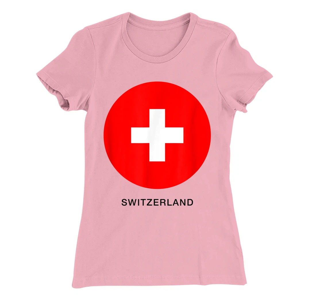 Wear Switzerland Flag Illustration Novelty Graphic Designs T-Shirt, Kid T-Shirt and Women T-Shirt