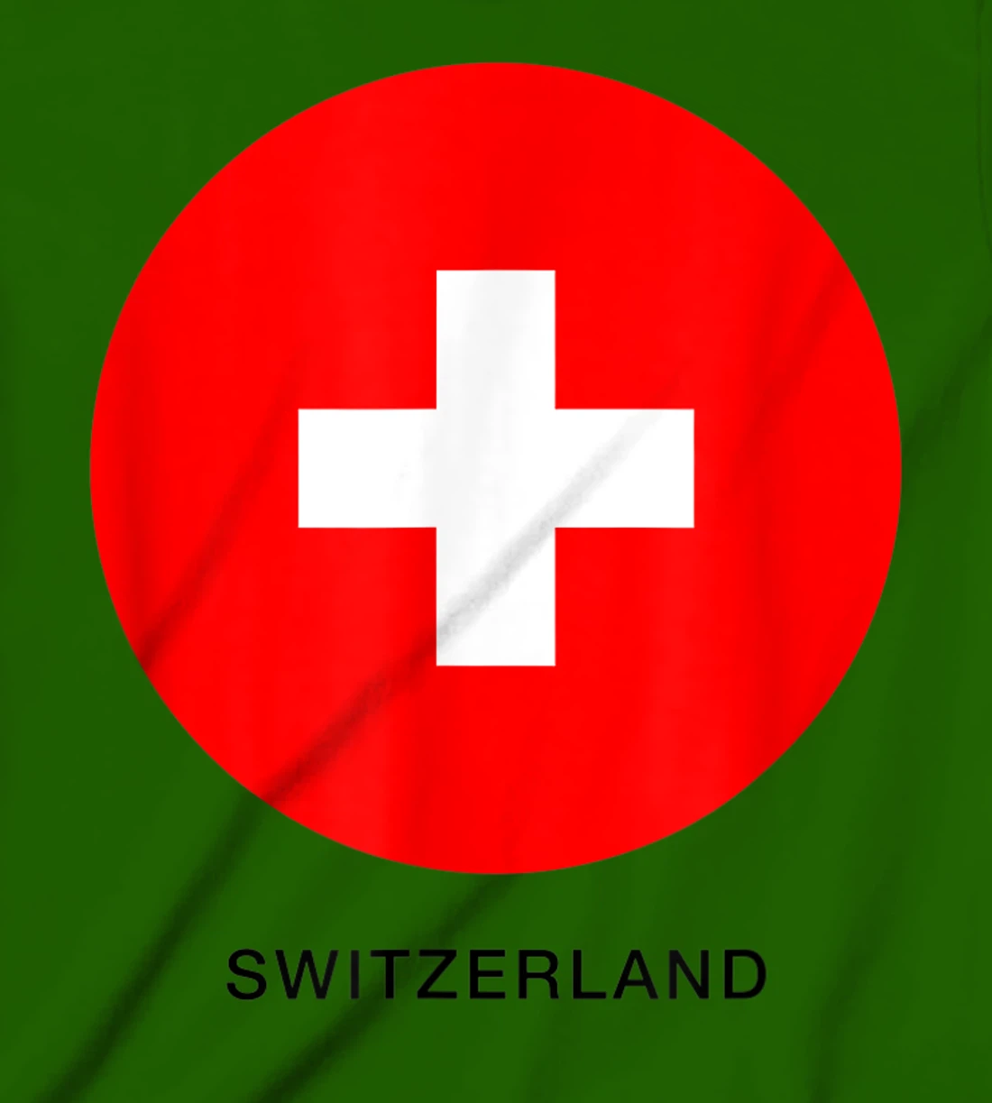 Wear Switzerland Flag Illustration Novelty Graphic Designs T-Shirt, Kid T-Shirt and Women T-Shirt