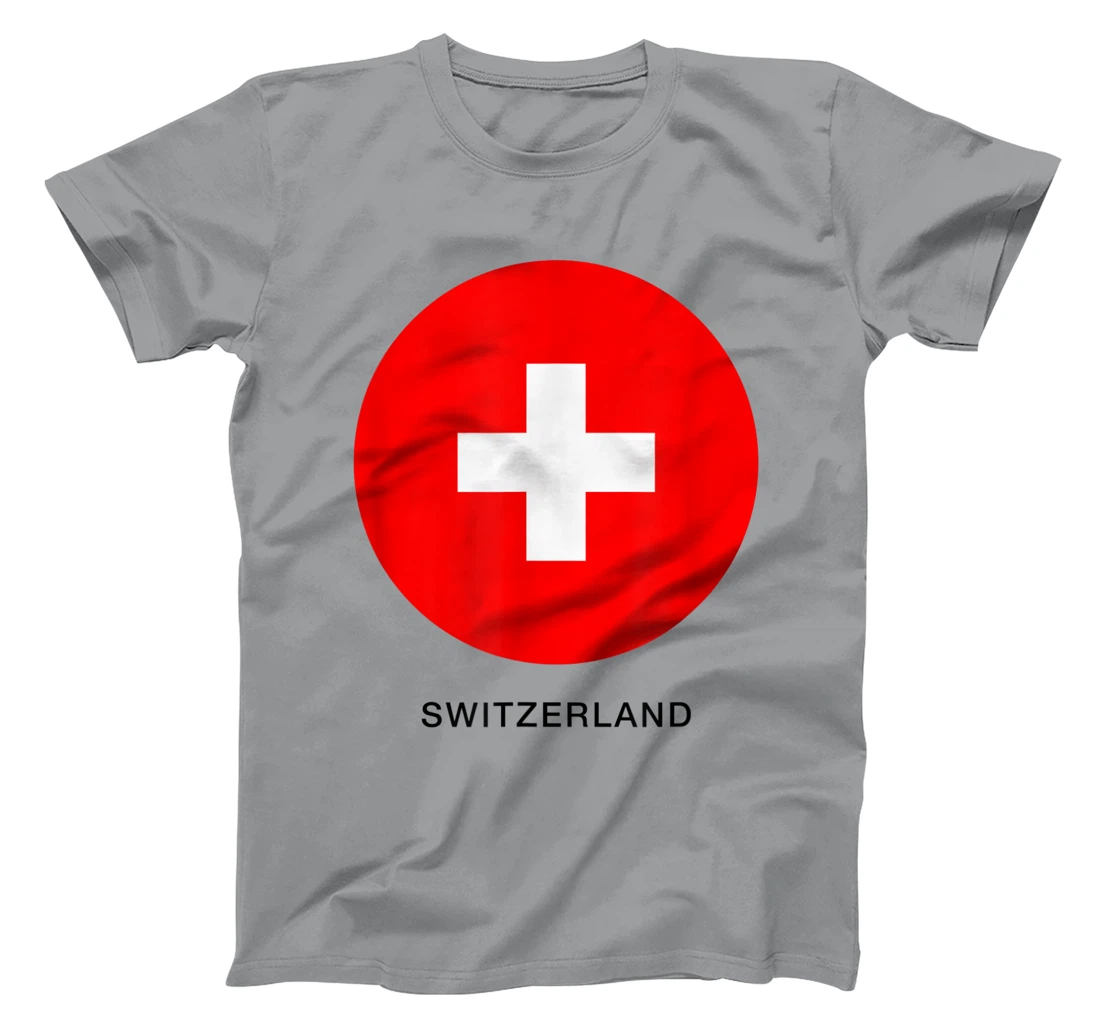 Wear Switzerland Flag Illustration Novelty Graphic Designs T-Shirt, Kid T-Shirt and Women T-Shirt