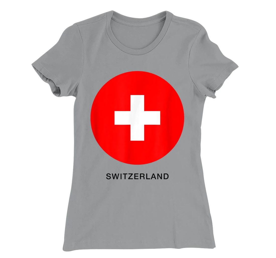 Wear Switzerland Flag Illustration Novelty Graphic Designs T-Shirt, Kid T-Shirt and Women T-Shirt