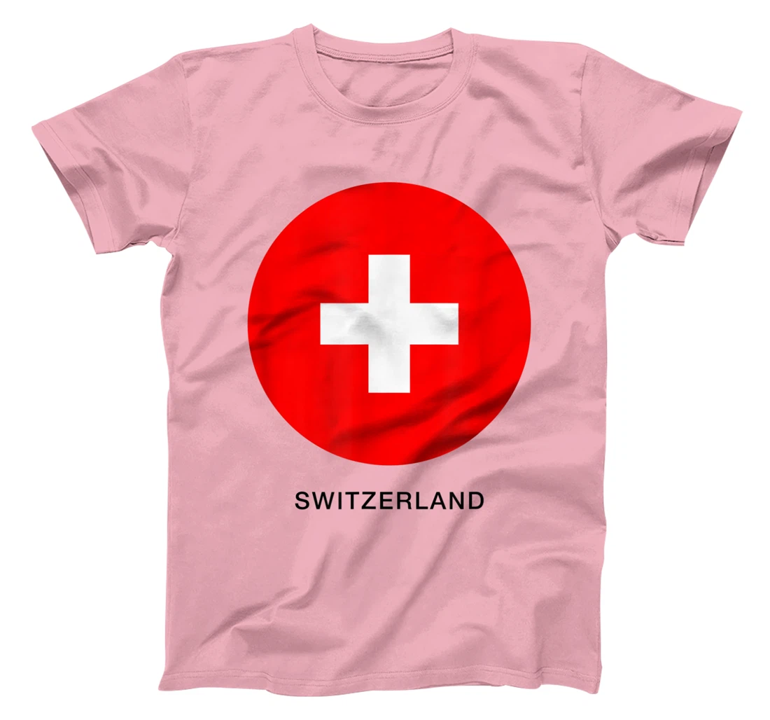 Wear Switzerland Flag Illustration Novelty Graphic Designs T-Shirt, Kid T-Shirt and Women T-Shirt