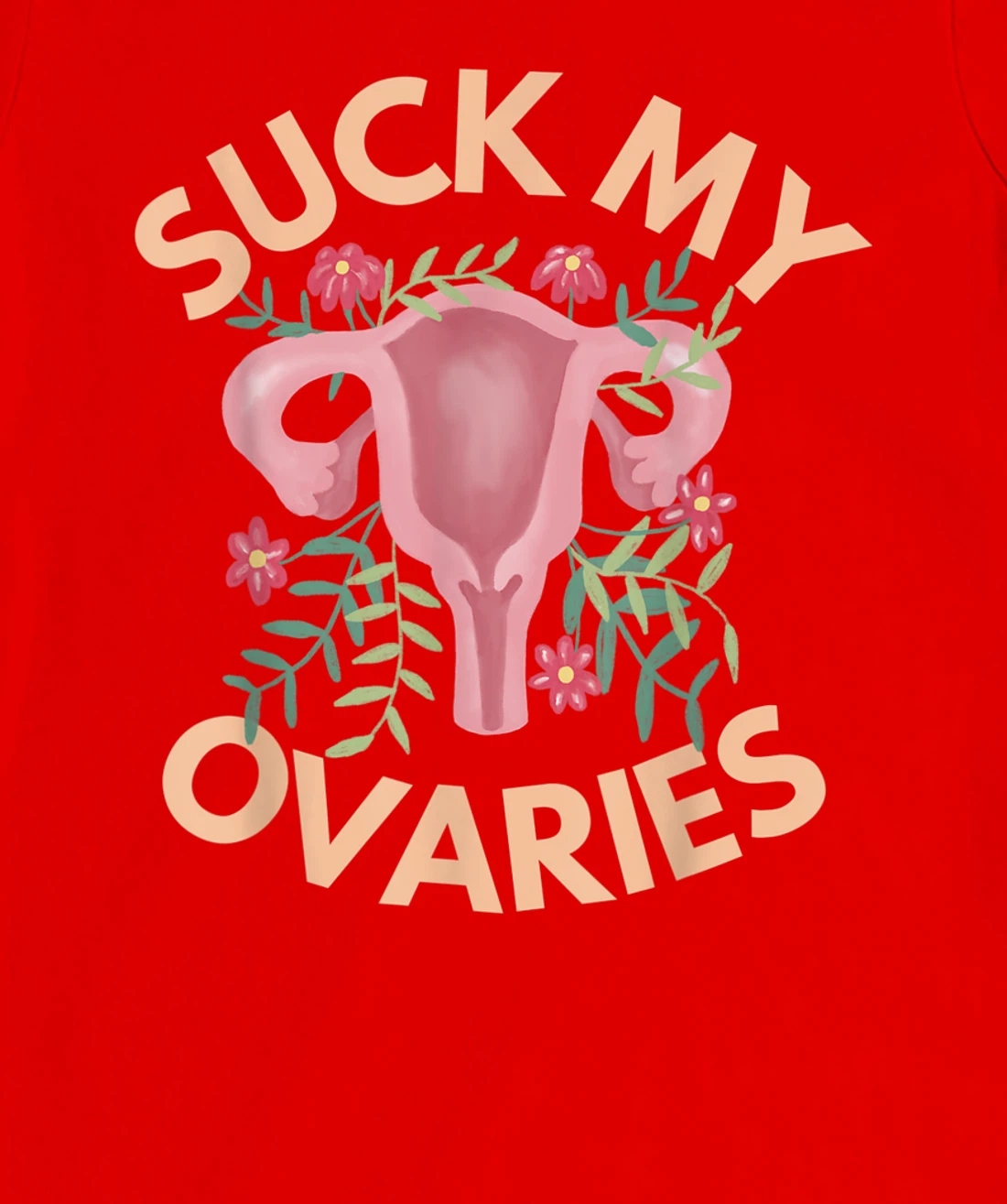 Suck My Ovaries Pro Choice Feminist Protect Roe v Wade. T-Shirt, Women T-Shirt