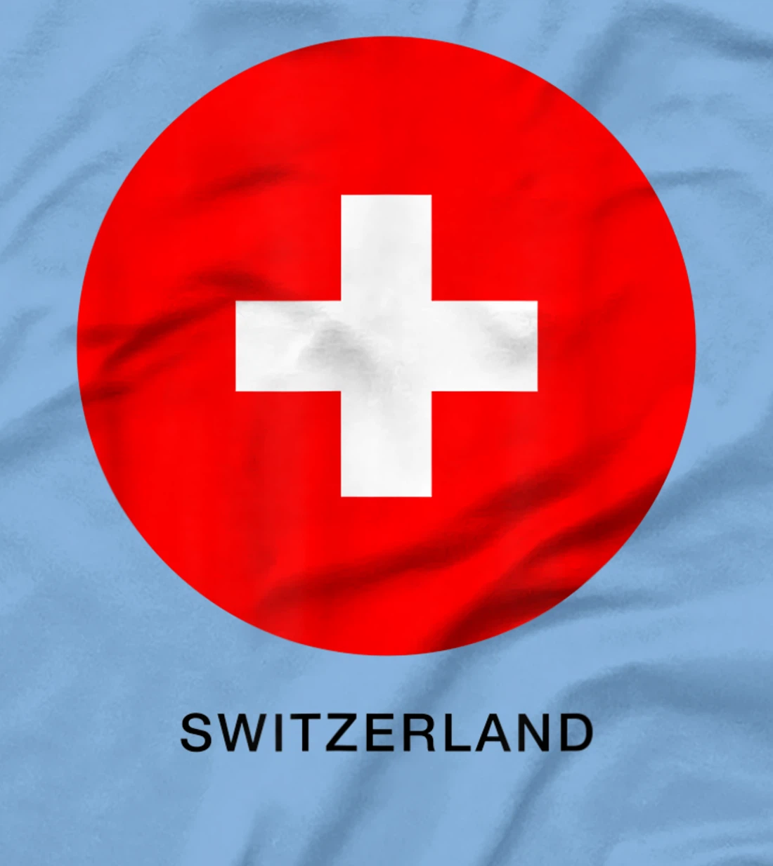 Wear Switzerland Flag Illustration Novelty Graphic Designs T-Shirt, Kid T-Shirt and Women T-Shirt