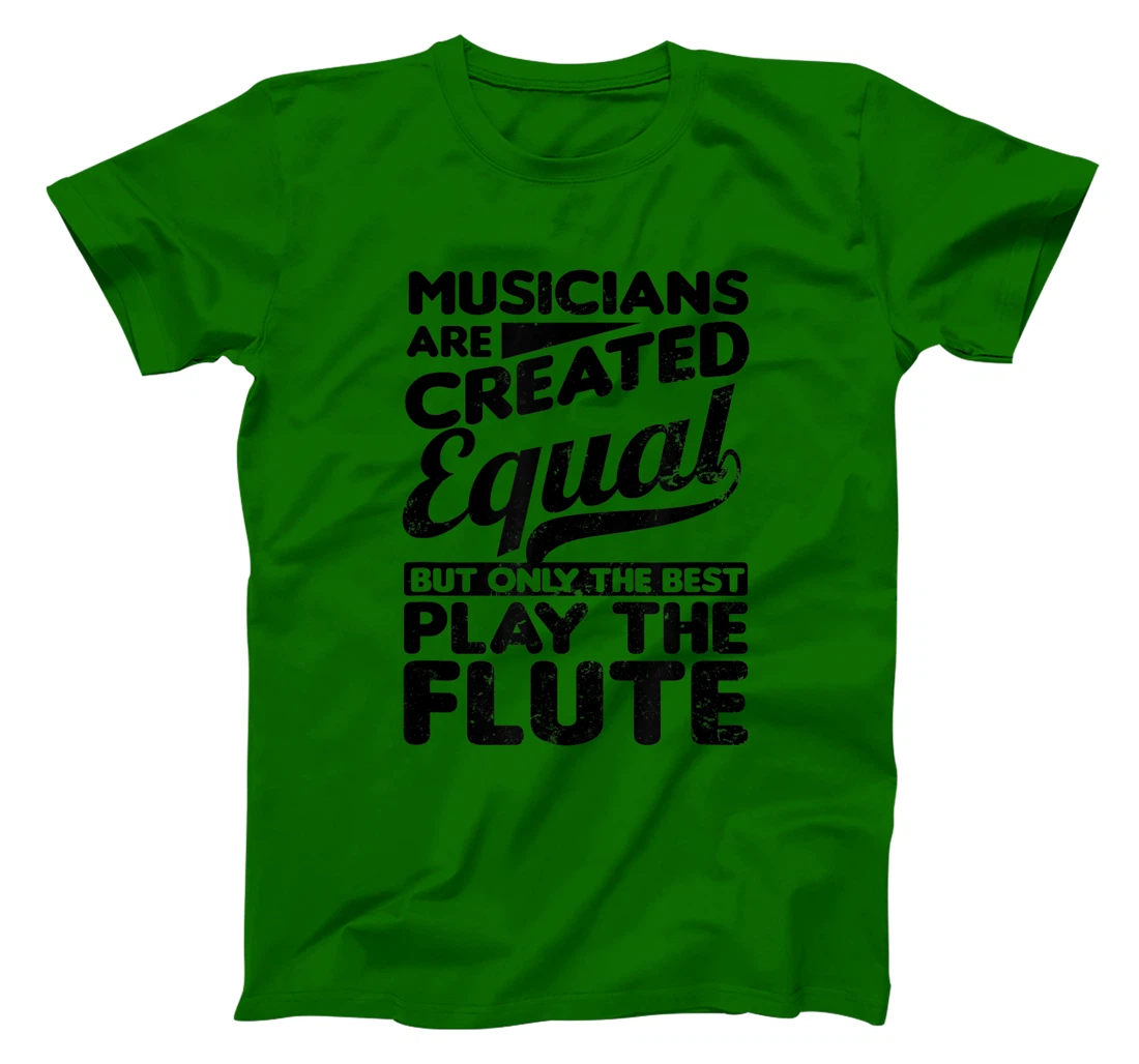 Created Equal Best Play Design Flute T-Shirt, Women T-Shirt