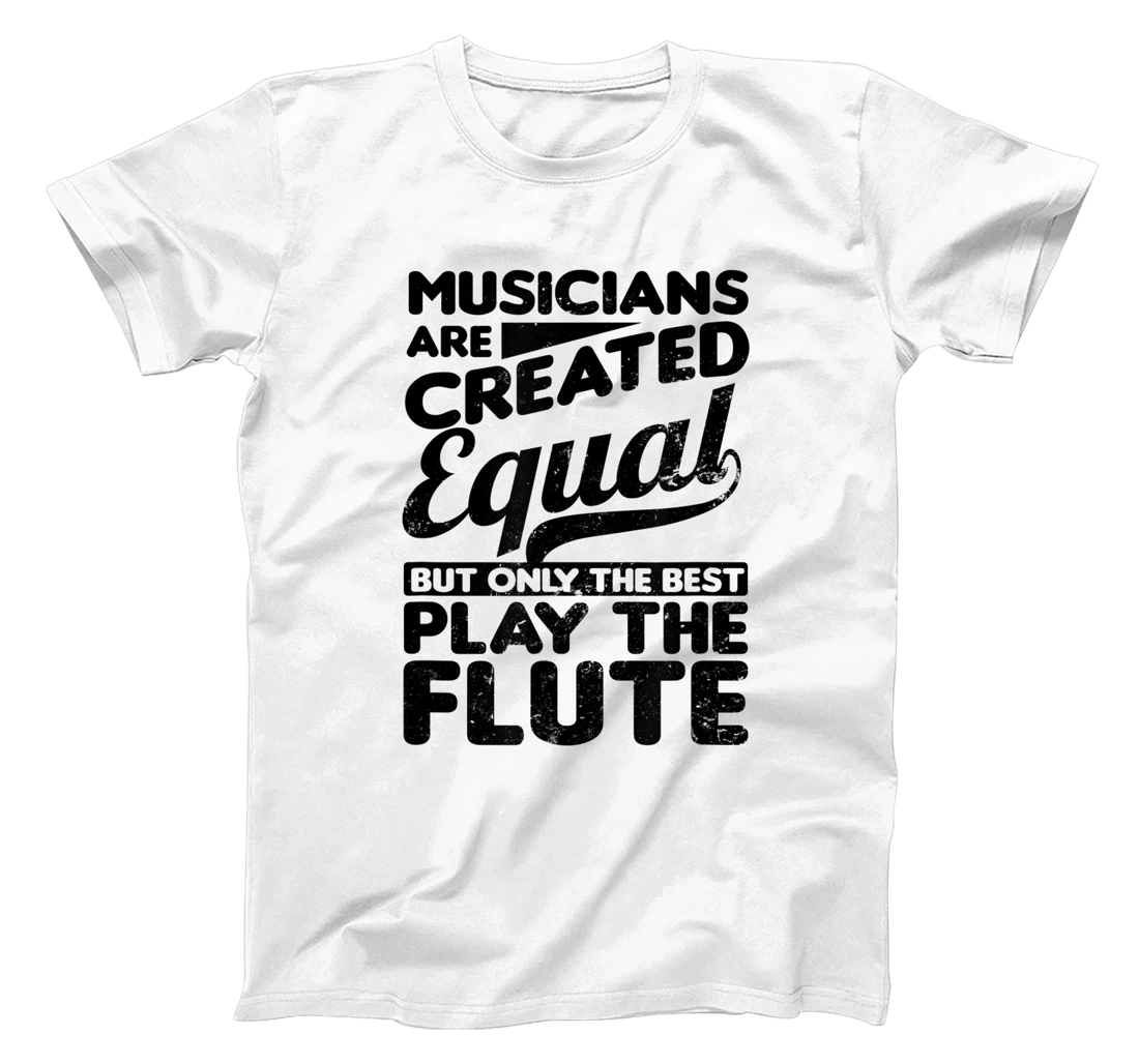 Created Equal Best Play Design Flute T-Shirt, Women T-Shirt