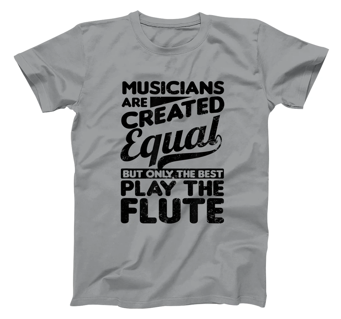 Created Equal Best Play Design Flute T-Shirt, Women T-Shirt