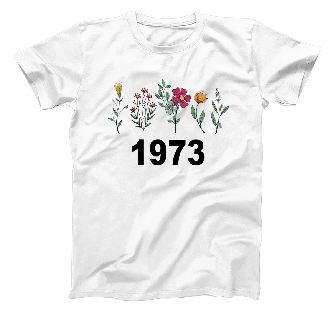 Pro Choice Wildflowers Floral 1973 Feminism and Feminist T-Shirt, Women T-Shirt