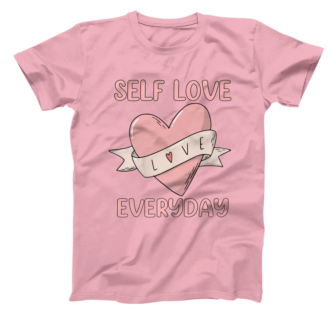 Womens Self Love Everyday Mental Health Meditation Yoga T-Shirt, Women T-Shirt