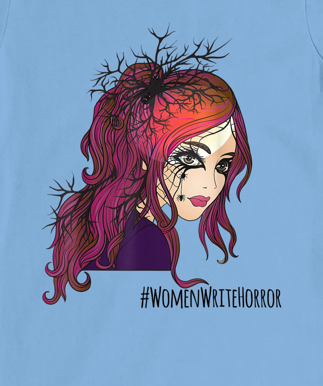 #WomenWriteHorror, Women Horror Writer's T-Shirt, Women T-Shirt