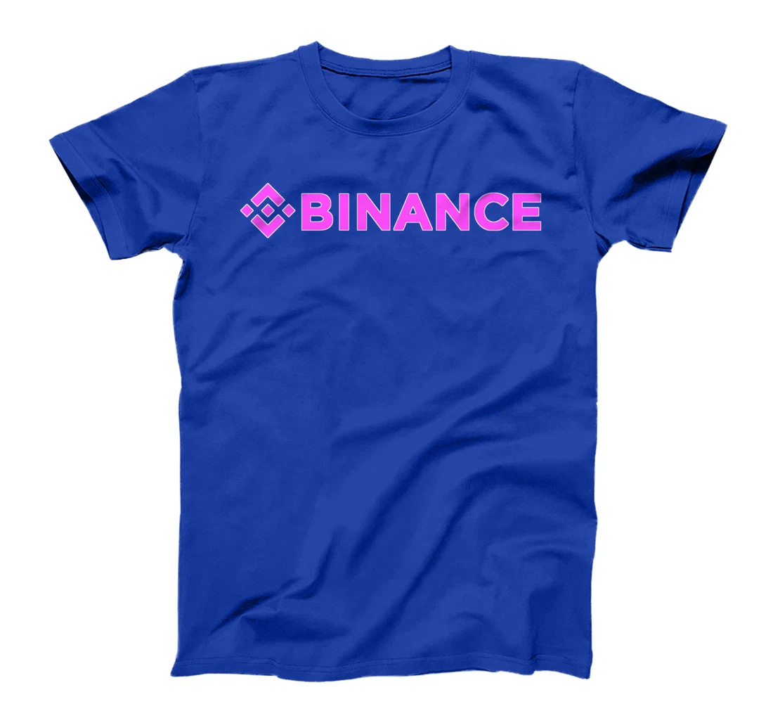 Binance BNB Crypto Pink Magenta Logo T-Shirt