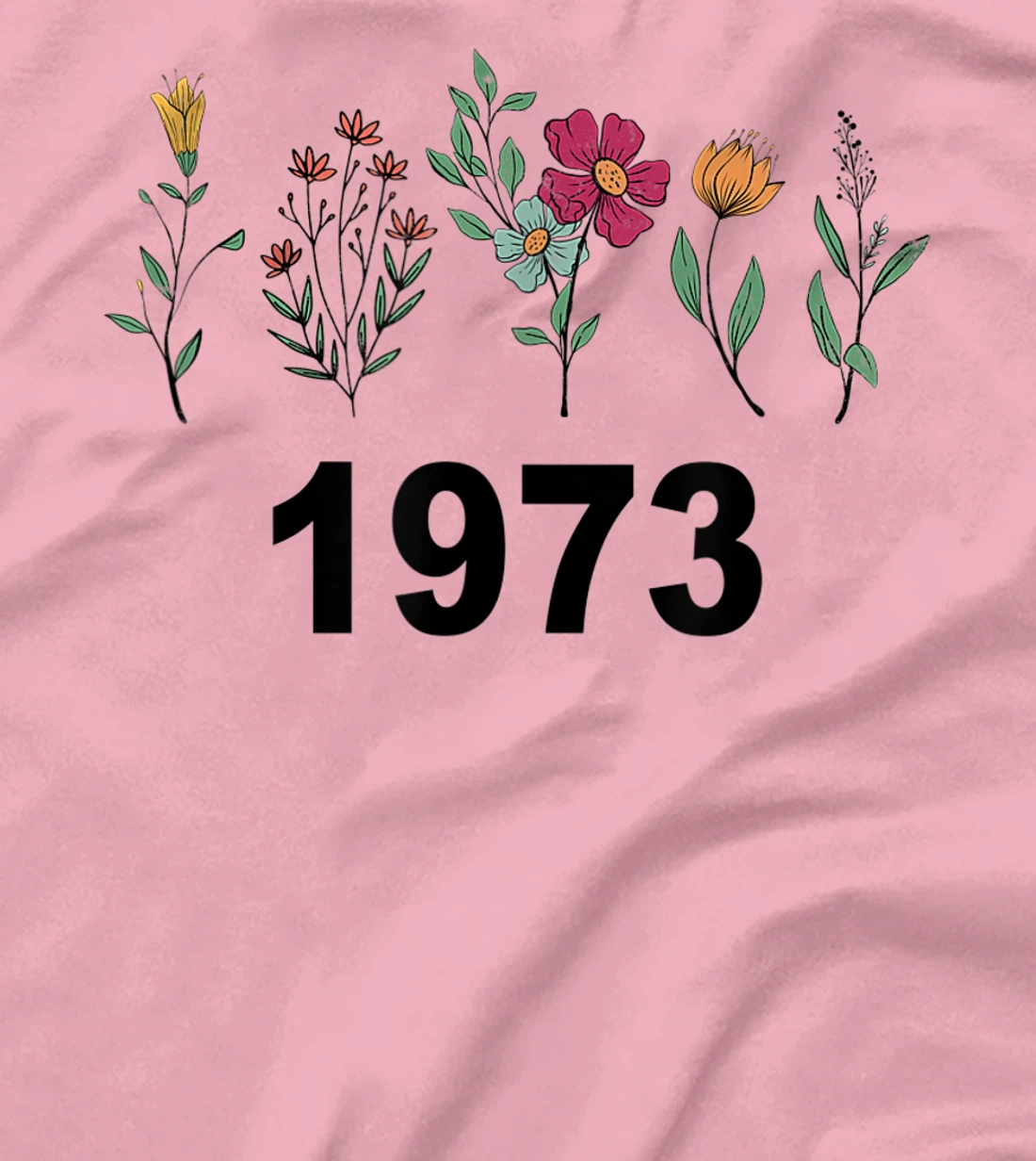 Pro Choice Wildflowers Floral 1973 Feminism and Feminist T-Shirt, Women T-Shirt