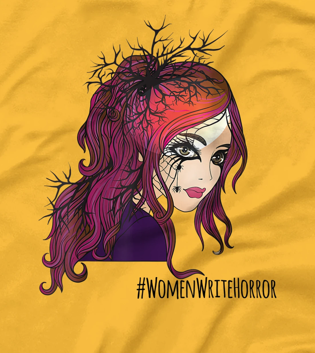 #WomenWriteHorror, Women Horror Writer's T-Shirt, Women T-Shirt