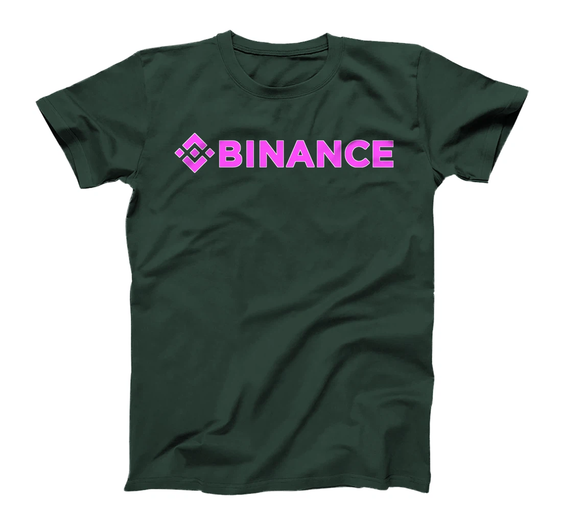 Binance BNB Crypto Pink Magenta Logo T-Shirt