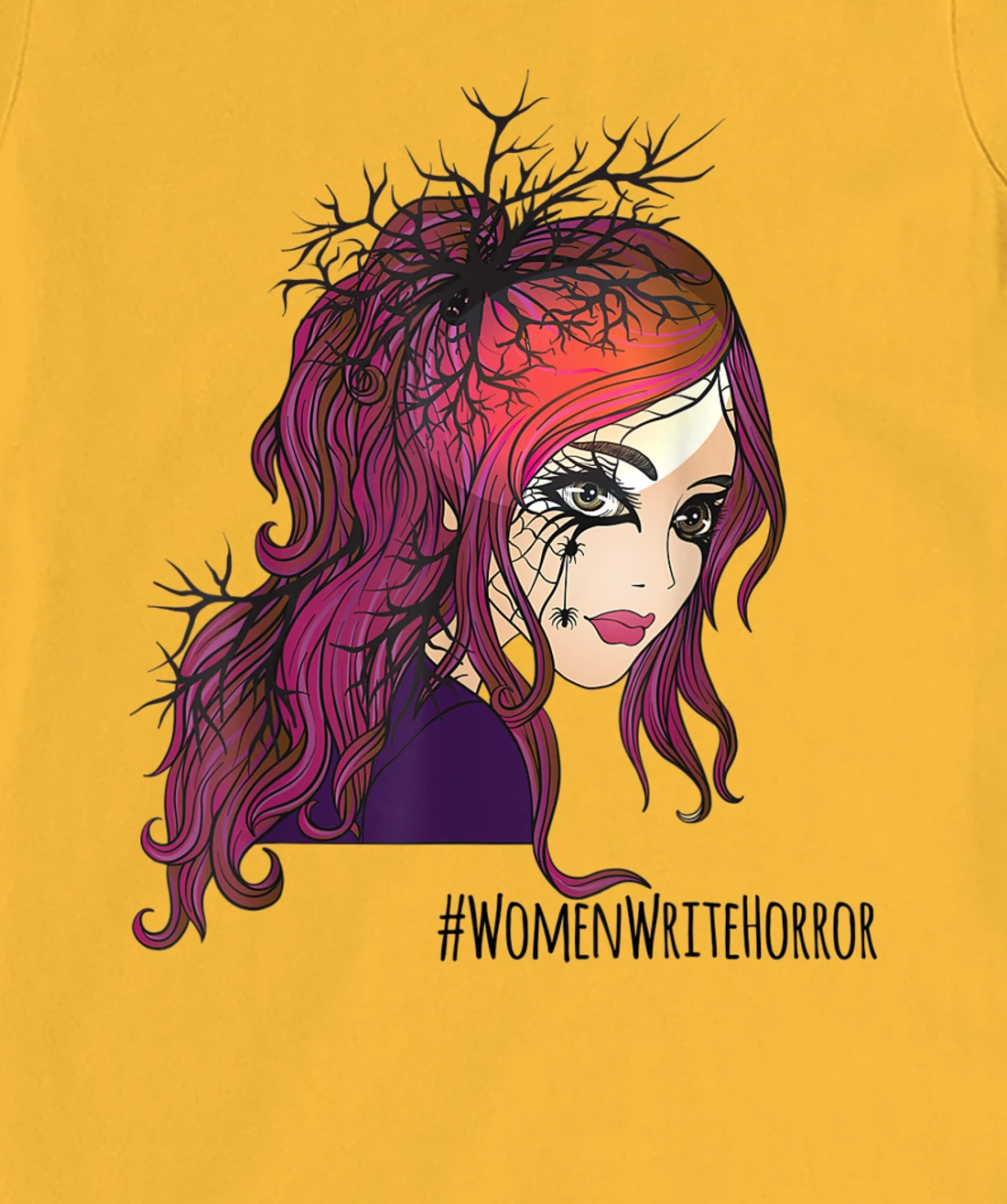 #WomenWriteHorror, Women Horror Writer's T-Shirt, Women T-Shirt
