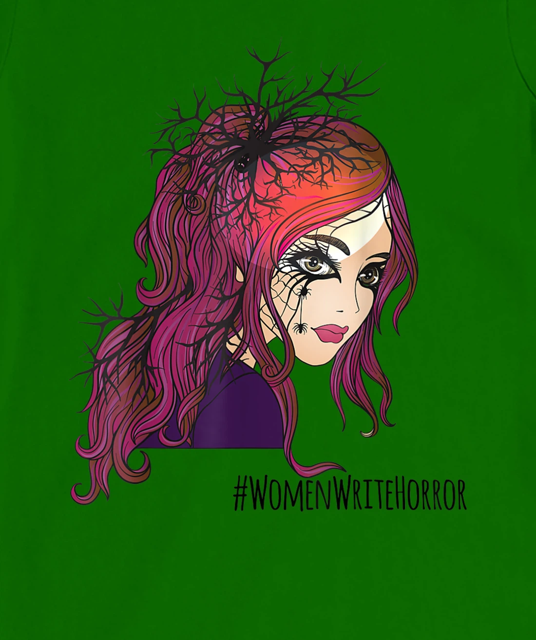 #WomenWriteHorror, Women Horror Writer's T-Shirt, Women T-Shirt