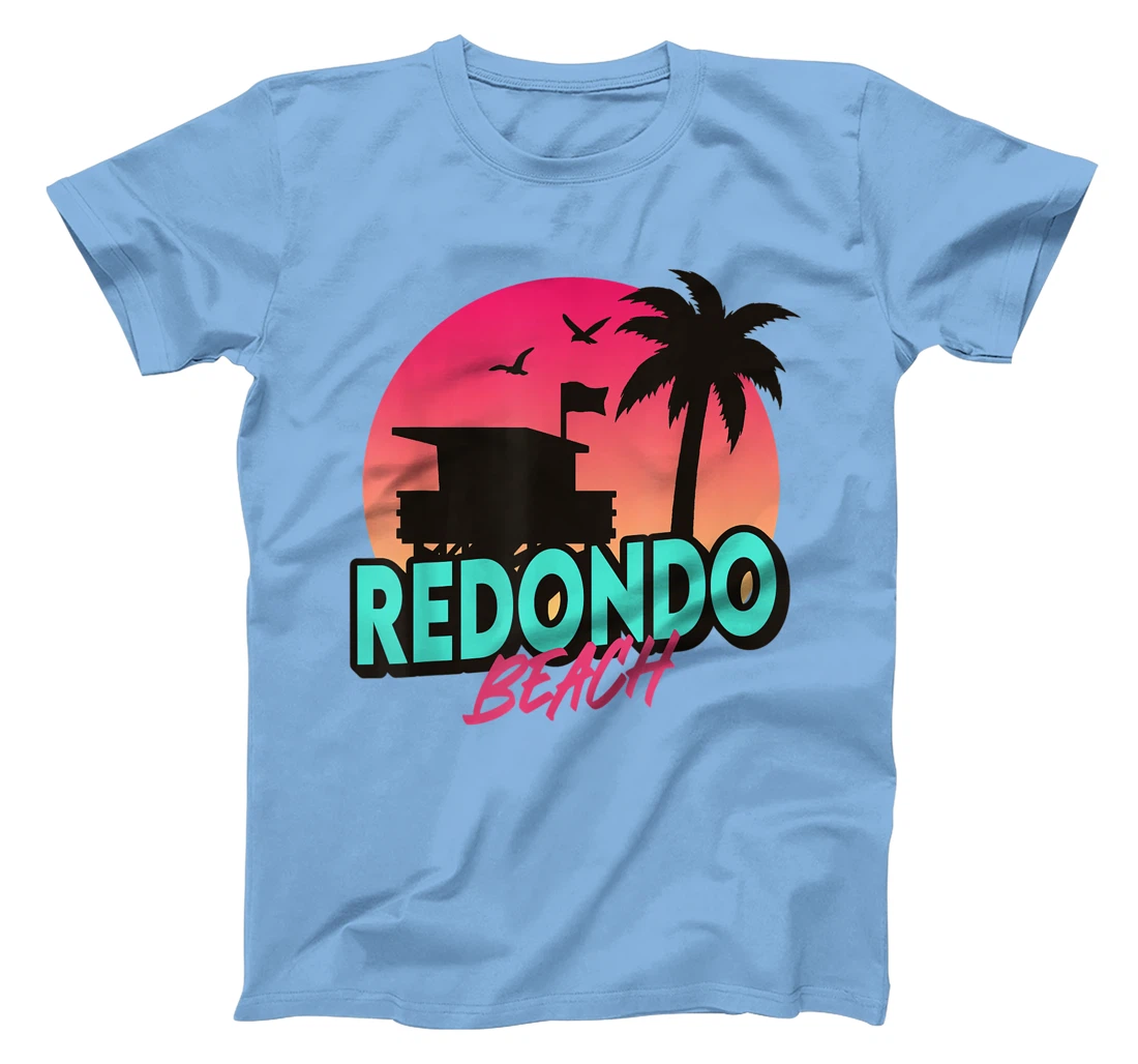 Womens Vintage Redondo Beach California Palm Trees CA Retro T-Shirt, Kid T-Shirt and Women T-Shirt
