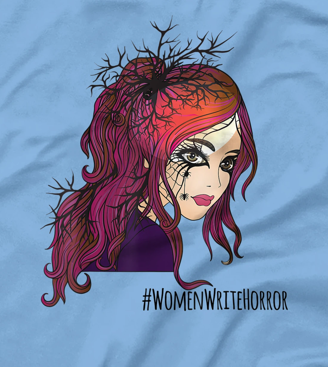 #WomenWriteHorror, Women Horror Writer's T-Shirt, Women T-Shirt