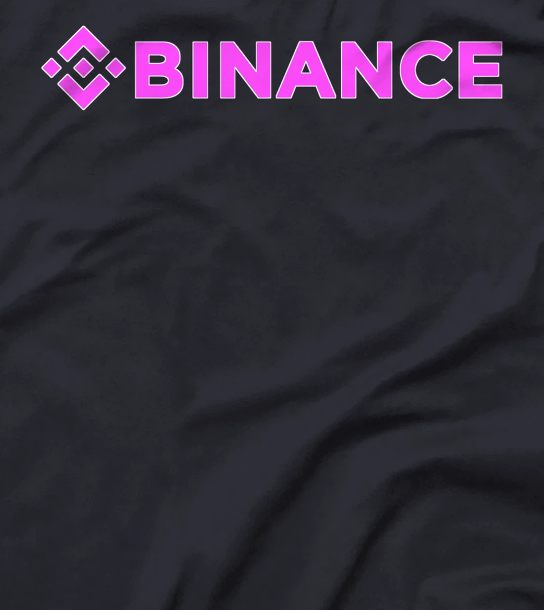 Binance BNB Crypto Pink Magenta Logo T-Shirt