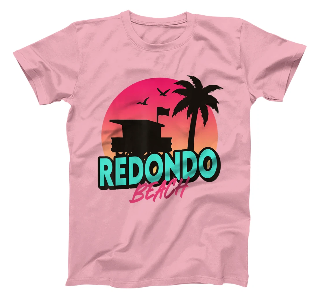 Womens Vintage Redondo Beach California Palm Trees CA Retro T-Shirt, Kid T-Shirt and Women T-Shirt