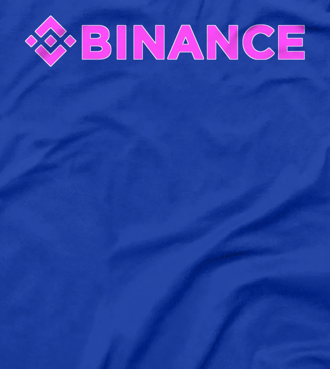 Binance BNB Crypto Pink Magenta Logo T-Shirt