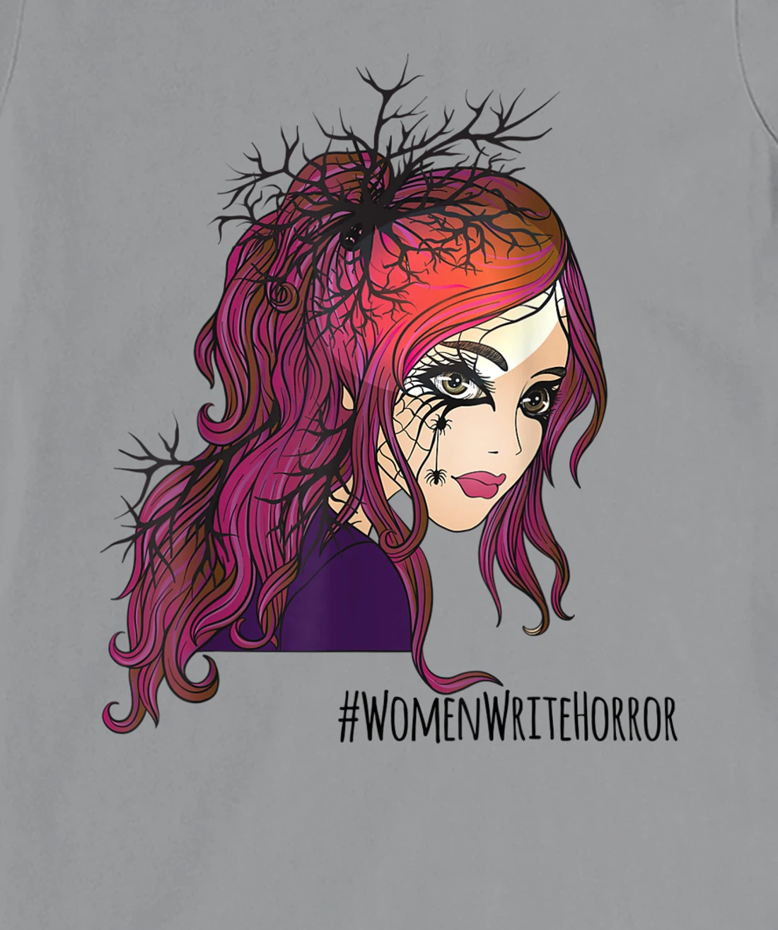 #WomenWriteHorror, Women Horror Writer's T-Shirt, Women T-Shirt