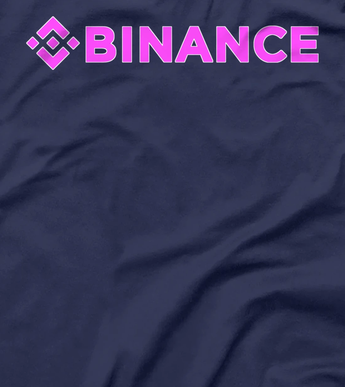 Binance BNB Crypto Pink Magenta Logo T-Shirt