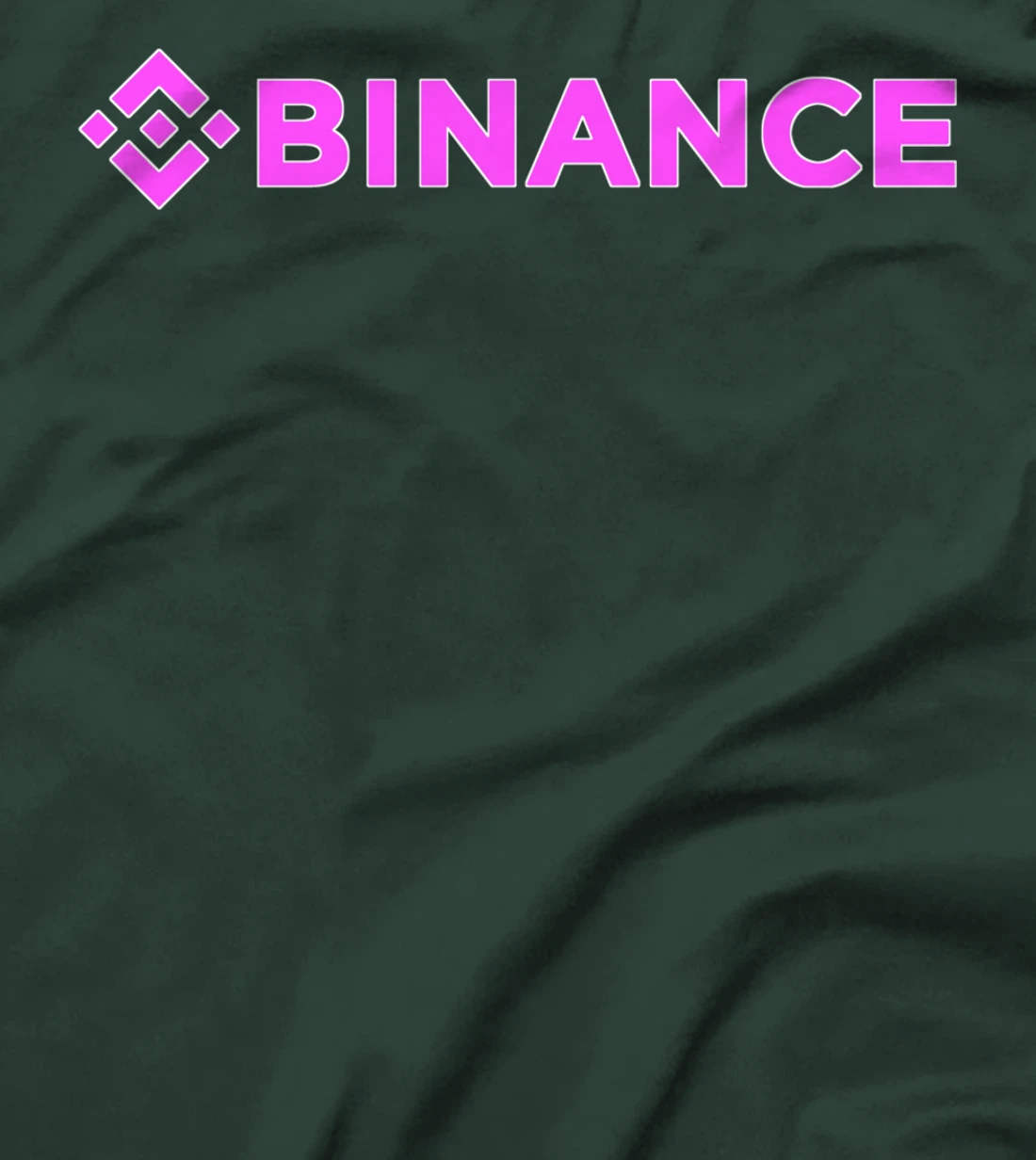 Binance BNB Crypto Pink Magenta Logo T-Shirt