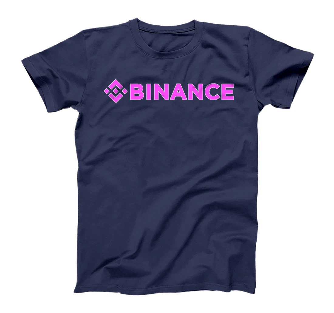 Binance BNB Crypto Pink Magenta Logo T-Shirt