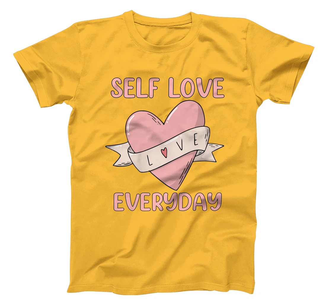 Womens Self Love Everyday Mental Health Meditation Yoga T-Shirt, Women T-Shirt
