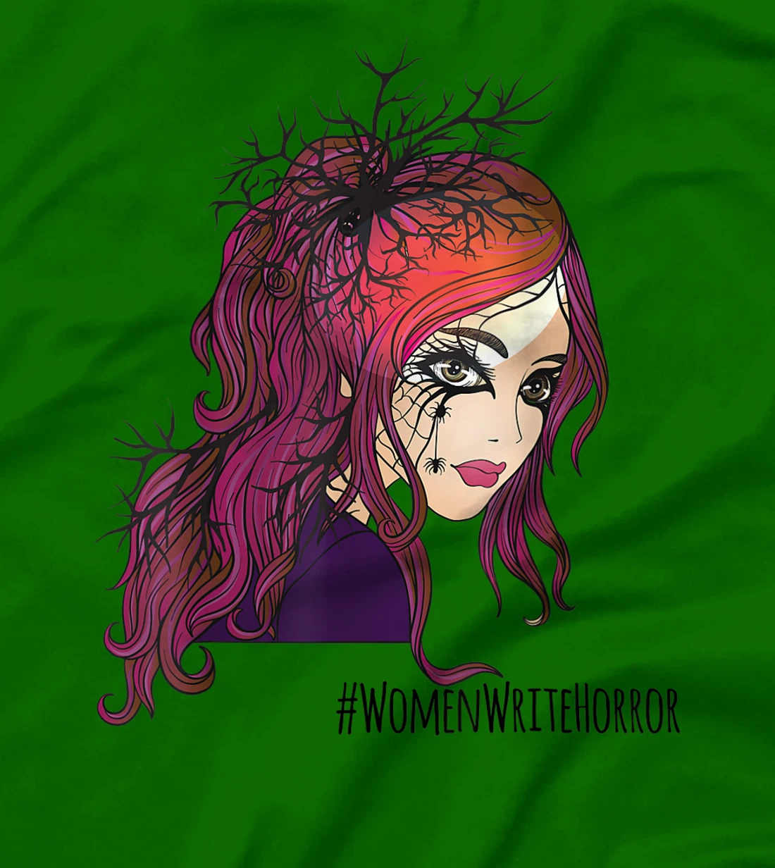 #WomenWriteHorror, Women Horror Writer's T-Shirt, Women T-Shirt