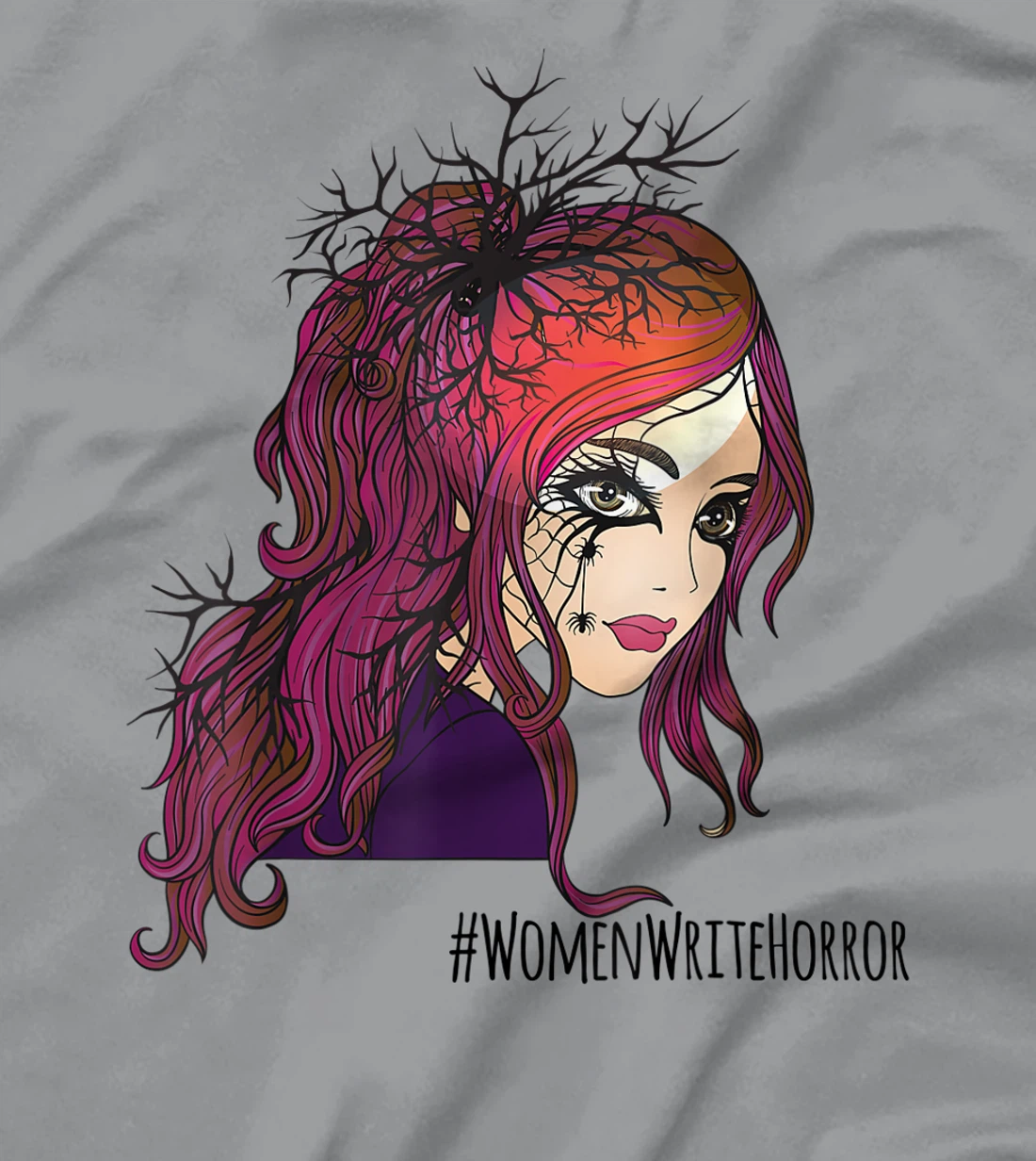 #WomenWriteHorror, Women Horror Writer's T-Shirt, Women T-Shirt