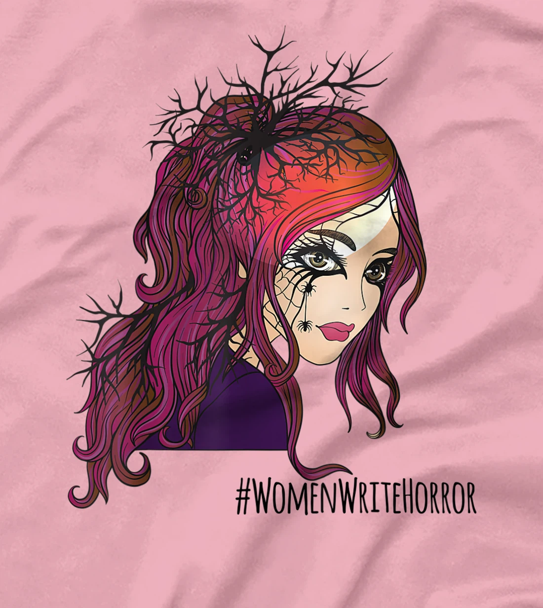 #WomenWriteHorror, Women Horror Writer's T-Shirt, Women T-Shirt