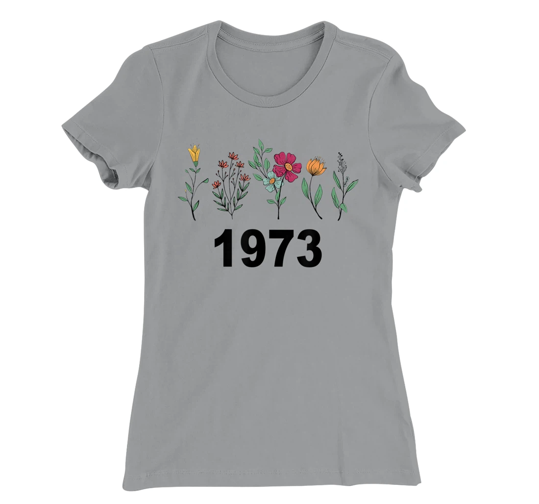 Pro Choice Wildflowers Floral 1973 Feminism and Feminist T-Shirt, Women T-Shirt